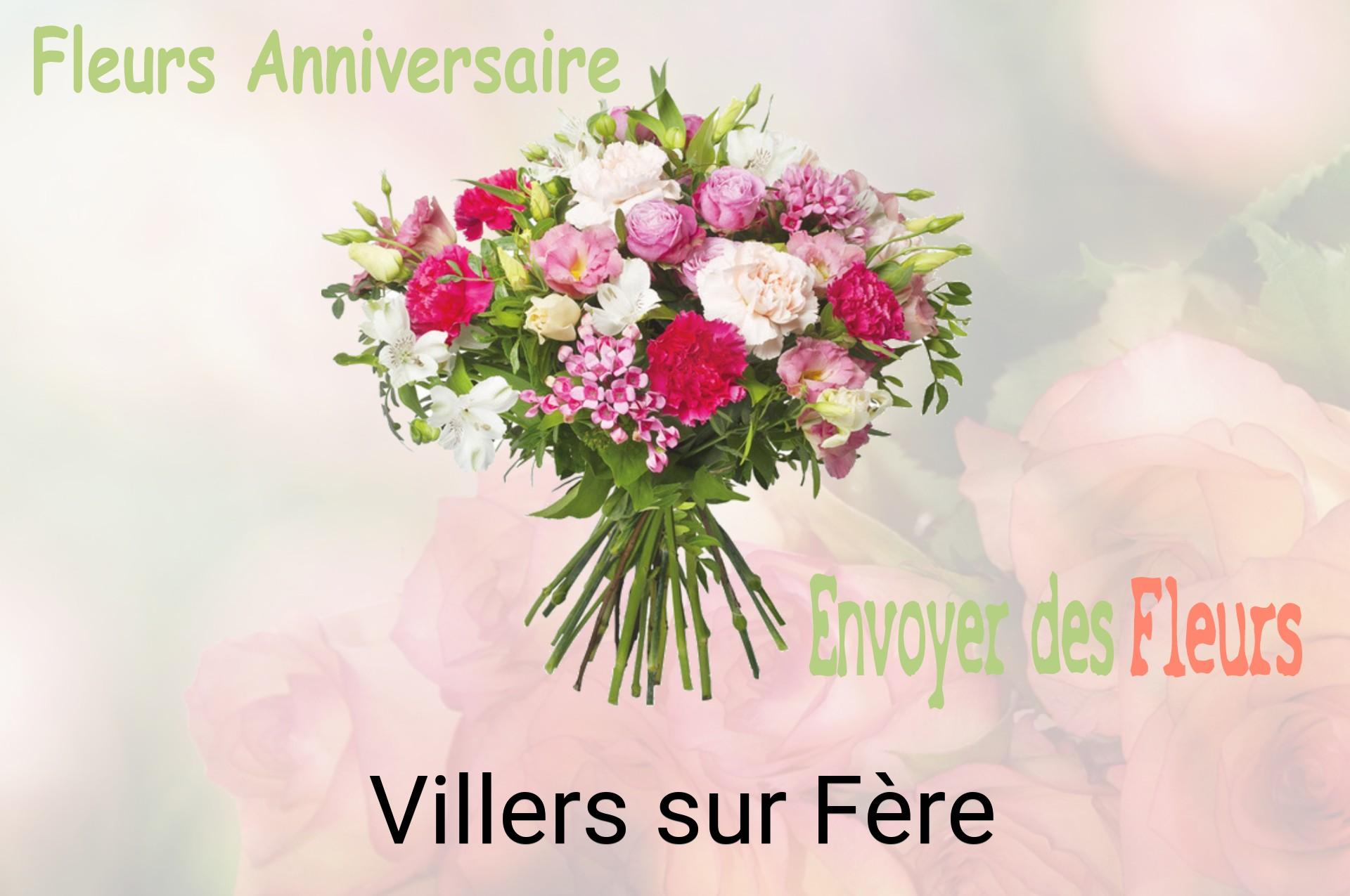Bouquet de fleurs d’anniversaire livré à Villers-sur-Fère