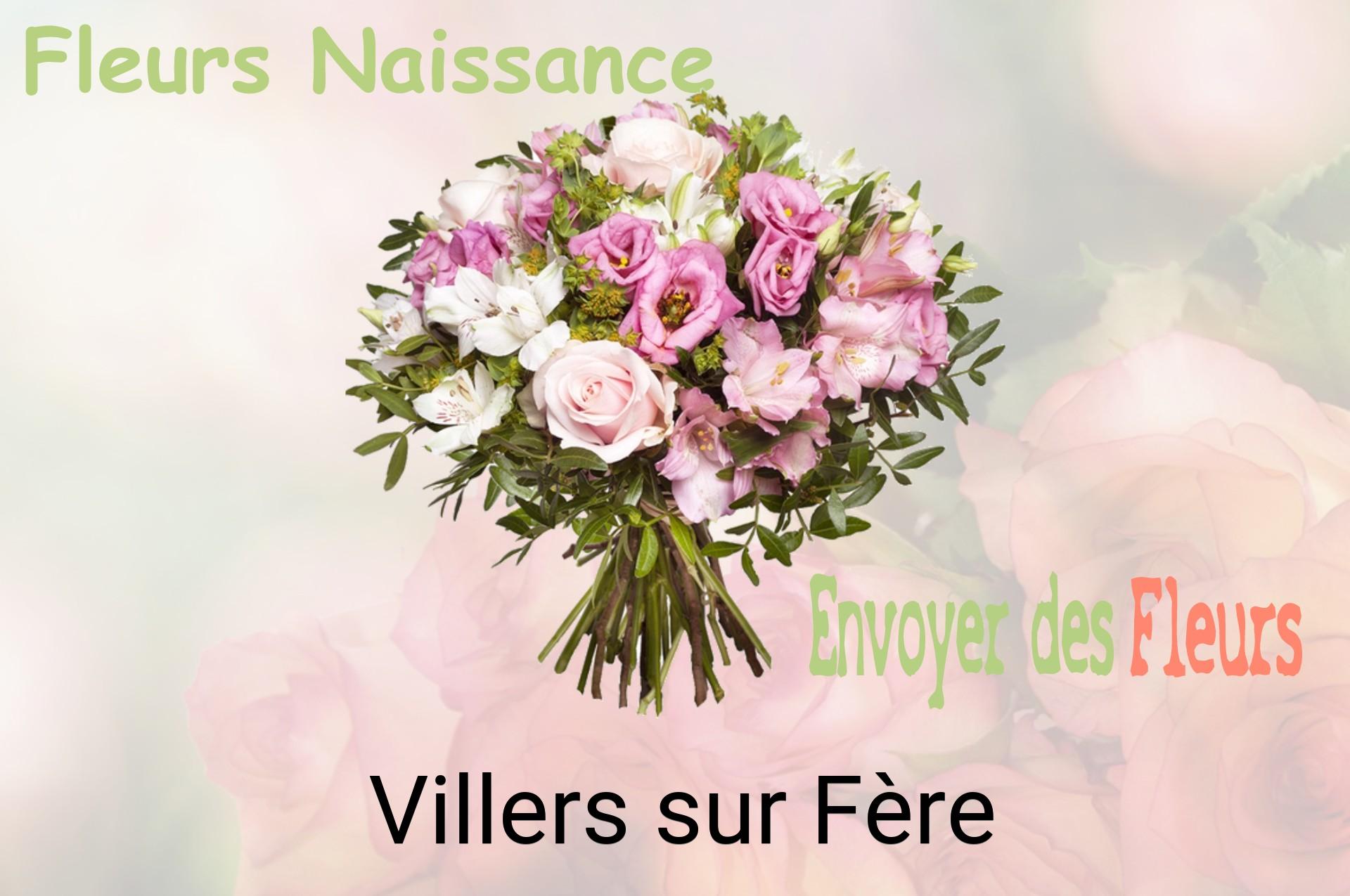 Bouquet de fleurs de naissance livré à Villers-sur-Fère